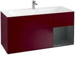 V&B Waschtischunterschrank Finion 119,6x59,1cm, Reg re md bl. m Lac, Peo m