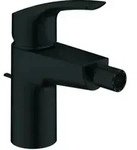 Grohe Bidet-Einhebelmischer Eurosmart 1/2", mit Ablaufgarnitur, matt black