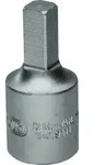 KS Tools 3/8 Zoll &Ouml;ldienst-Bit-Stecknuss f&uuml;r Innenvierkant-Schrauben, 7 mm