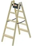 Hailo Holzleiter Master H80 2x5 Stufen ergonomisch