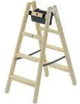 Hailo Holzleiter Master H80 2 x 4 Stufen ergonomisch