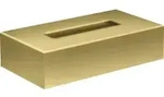 hansgrohe Kosmetikbox Axor Uni. Circular 265x145mm, Wandmontage, brushed brass