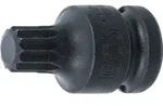 BGS Kraft-Bit-Einsatz 5381-M14, Antrieb Innenvierkant 12,5 mm (1/2"),...