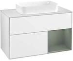 V&B Waschtischunterschrank Finion 100x60,3 cm, Rg r Ol m Lac, glo wh. Lac