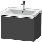 Duravit Waschtischunterschrank D-Neo 63,4x45,2cm, chr/Grap ma, 1 Ausz.,...