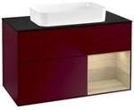 V&B Waschtischunterschrank Finion 100x60,3 cm, Reg re Oa ven, Peony Matt