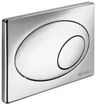 Schell WC-Bet&auml;tigungsplatte 2-Mengensp&uuml;lung, ovale Bet&auml;tigung, wei&szlig;