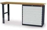 STIER Werkbank BxTxH 2000x600x860 mm mit 1 Schrankgeh&auml;use der Breite 900 mm...