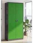 STIER Universalschrank mit 4 Fachb&ouml;den 1950 x 920 x 420 mm, Anthrazitgrau,...