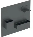 Geberit Magnetwand-Set Acanto 44,9x38,8x7,5cm, lava/lava matt