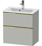 Duravit Waschtischunterschrank D-Neo Compact 61x37,2, g pol/gr m, 1 Kast, 1 A,