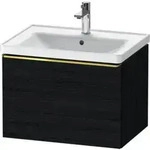 Duravit Waschtischunterschrank D-Neo 63,4x45,2cm, g pol/Ei sw, 1 Ausz., wandh&auml;ngend