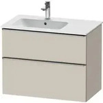 Duravit Waschtischunterschrank D-Neo 81x46,2cm, 1 Kast, B li, ES geb/Taupe ma