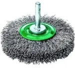 Lessmann Schaft-Rundb&uuml;rste INOX-Draht 0,30 mm, B&uuml;rsten-⌀xBesatzbreite: 70X16 mm