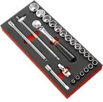 Facom Schaumstoffmodul - Serie 1/2" Antriebselemente, Steckschl&uuml;ssel,...