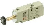 Riegler 3/2-Wegeventil, elektropn., ext. Steuerl., monostabil, G 3/8, NO