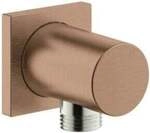 Grohe Wandanschlussbogen Rainshower 1/2, eck Rosette, warm sunset geb&uuml;rstet