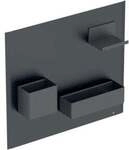 Geberit Magnetwand-Set Acanto 44,9x38,8x7,5cm, schwarz/schwarz matt