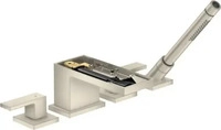 hansgrohe Fertigset Axor MyEdition 4-L-BW-Rand-Arm., o. Pl., brushed nickel