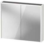 Duravit LED-Spiegel D-Code 2.0 m SD T E 2 T&uuml;r., Lichtf ob, 80x70x14,8cm, we. ma