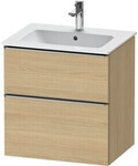 Duravit Waschtischunterschrank D-Neo 61x46,2cm, ES geb/Ei N, 1 Kast, 1 Ausz.