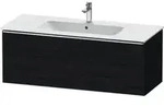 Duravit Waschtischunterschrank D-Neo 121x46,2cm, chr/Eiche sw, 1 Ausz.,...