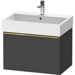 Duravit Waschtischunterschrank D-Neo 68,4x44,2cm, g pol/gra m, 1 Ausz., wandh&auml;ngend