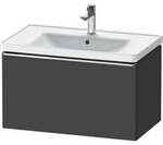 Duravit Waschtischunterschrank D-Neo 78,4x45,2cm, chr/Grap ma, 1 Ausz.,...