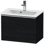 Duravit Waschtischunterschrank D-Neo Compact 61x37,2, chr/Eiche sw, 1 Ausz.,