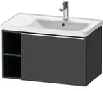 Duravit Waschtischunterschrank D-Neo 78,4x45,2cm, 1 A, Beck. re, chr/Grap ma