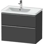 Duravit Waschtischunterschrank D-Neo 78,4x45,2cm, 1 Kast, B L, ES geb/Gra ma