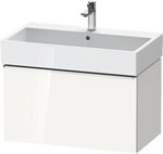 Duravit Waschtischunterschrank D-Neo 78,4x44,2cm, chr/we hgl, 1 Ausz.,...