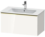 Duravit Waschtischunterschrank D-Neo 81x46,2cm, g pol/w hgl, 1 Ausz.,...