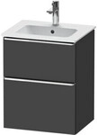 Duravit Waschtischunterschrank D-Neo 51x40,2cm, 1 Kast, 1 A, wd, chr/Grap ma