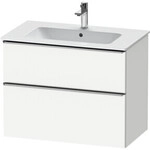 Duravit Waschtischunterschrank D-Neo 81x46,2cm, ES geb/w m, 1 Kast, 1 Ausz.