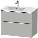 Duravit Waschtischunterschrank D-Neo 81x46,2cm, 1 Kast, B li, chr/Beton ma