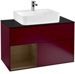 V&B Waschtischunterschrank Finion 100, Pl wh. m, Reg li wal ven, Peo m