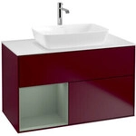 V&B Waschtischunterschrank Finion 100, Pl wh. m, Reg Oli. m Lac, Peo m