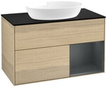V&B Waschtischunterschrank Finion 100, Pl bla m, Reg md m Lac, Oa ven