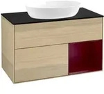 V&B Waschtischunterschrank Finion 100, Pl bla m, Reg Peo m Lac, Oa ven