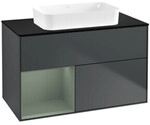 V&B Waschtischunterschrank Finion 100x60,3 cm, Rg l Ol m Lac, md bl. m Lac