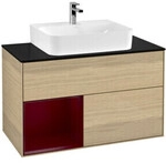 V&B Waschtischunterschrank Finion 100, Abd.-Pl. wh. m, Reg li Peo, Oa ven