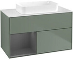 V&B Waschtischunterschrank Finion 100x60,3 cm, Rg l Anthrac. m, Oli. m Lac
