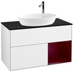 V&B Waschtischunterschrank Finion 100, Pl b m, Reg Peo m Lac, glo wh. Lac
