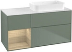 V&B Waschtischunterschrank Finion 120x60 cm, Reg li Oa ven, Oli. m Lacquer
