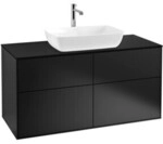 V&B Waschtischunterschrank Finion 120x60,3cm, Abd.-Pl. bla m, bla m Lac