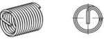 Gewindeeinsatz R 88330 FormA M10x 10 A 2 25 St&uuml;ck AMECOIL