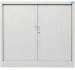 STIER Rollladenschrank mit 2 Fachb&ouml;den 1070x1200x450mm lichtgrau