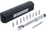 BGS Drehmomentschl&uuml;ssel-Satz, Abtrieb Au&szlig;envierkant 6,3 mm (1/4"), 2 - 24 Nm,