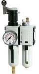 Riegler Wartungseinheit 2-tlg. &raquo;FUTURA&laquo;, PC, BG 1, G 1/4, 0,1 - 2 bar, VA